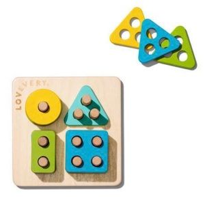 Lovevery Sort and Stack Peg Puzzle